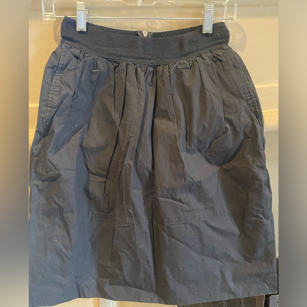 COS black 100% cotton skirt, size 34 (size 0)
